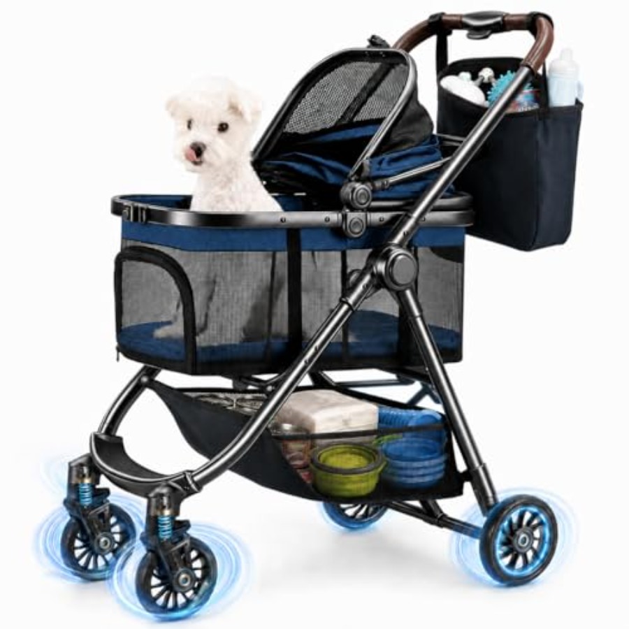 Pet Stroller Carrier - 3 in 1 Pet Carrier Stroller