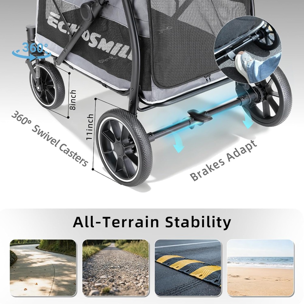Extra Large Dog Stroller for H - Pet Stroller Carrier review and price