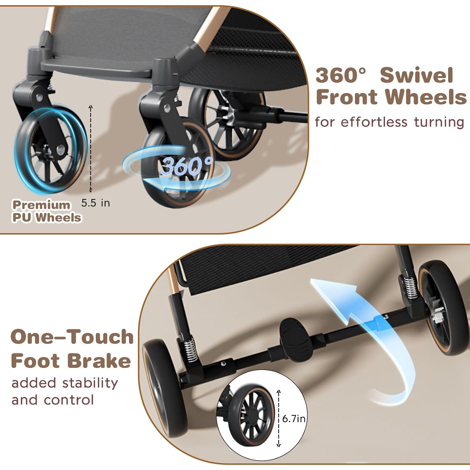 4 Wheels Pet Stroller for Smal - Pet Stroller Carrier review and price