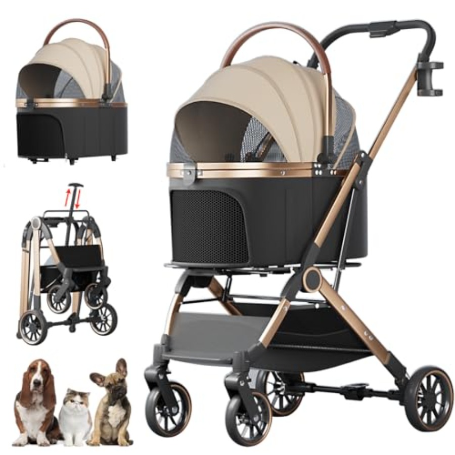 4 Wheels Pet Stroller for Smal - Pet Stroller Carrier review and price