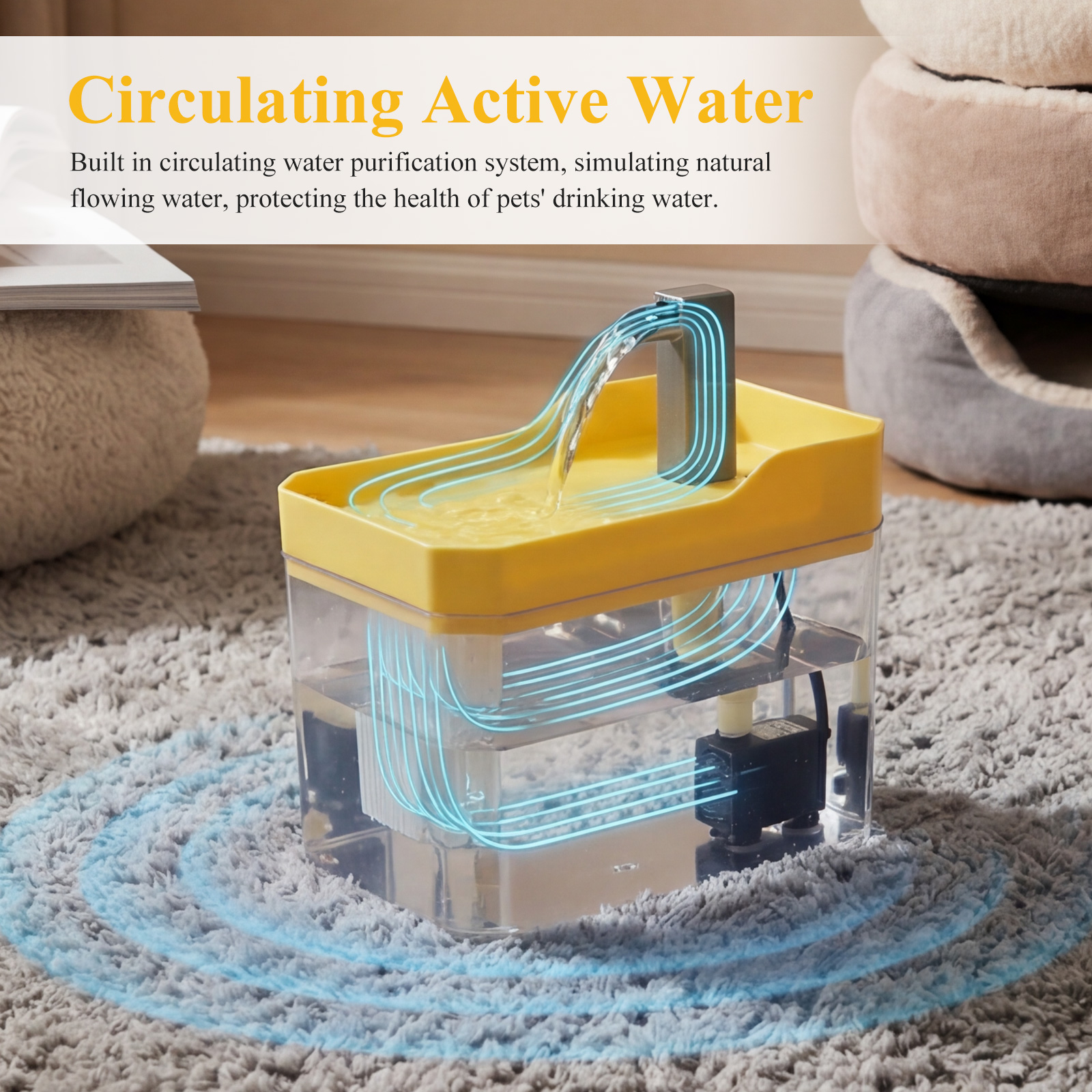 Cat Water Fountain with Auto F - Cat Water Fountain Filter review and price
