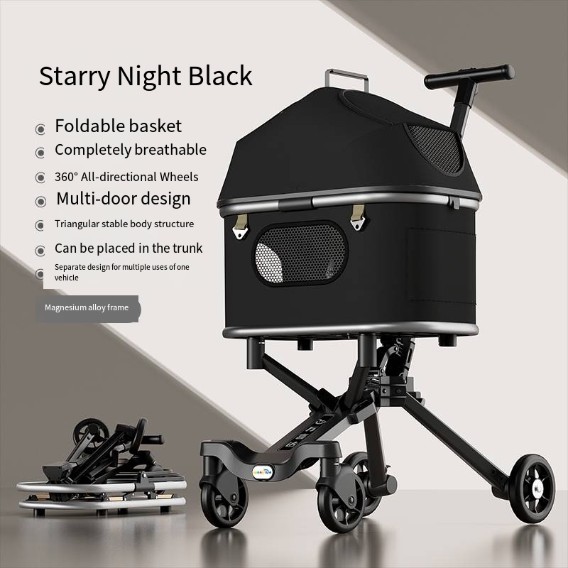 Magnesium alloy body pet strol - Pet Stroller Carrier review and price