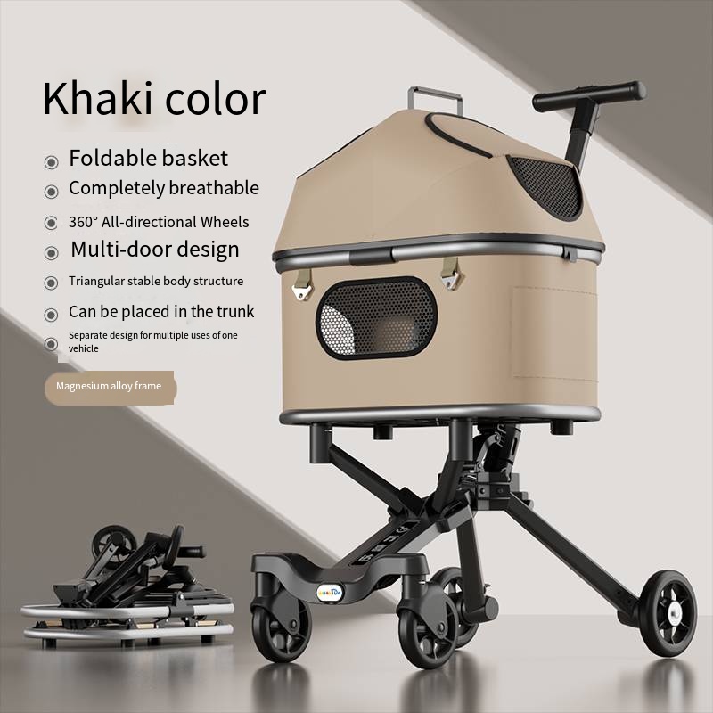 Magnesium alloy body pet strol - Pet Stroller Carrier review and price
