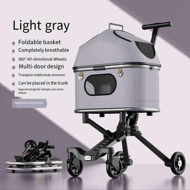 Magnesium alloy body pet strol - Pet Stroller Carrier review and price