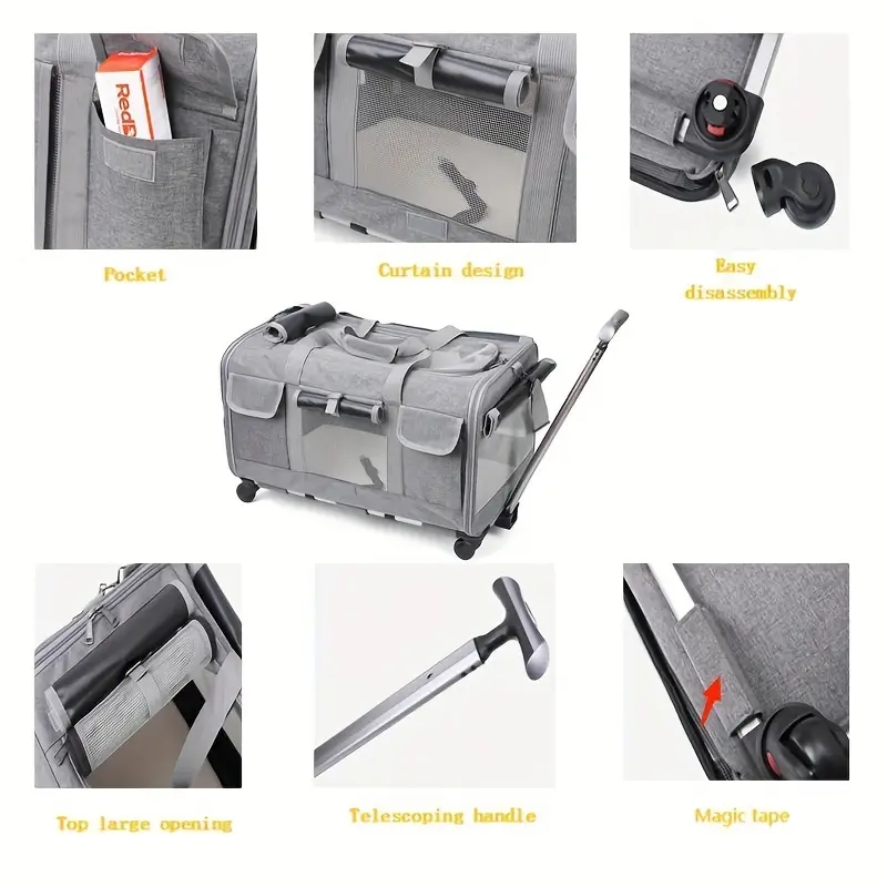 Extra Large Portable Pet Troll - Pet Stroller Carrier review and price
