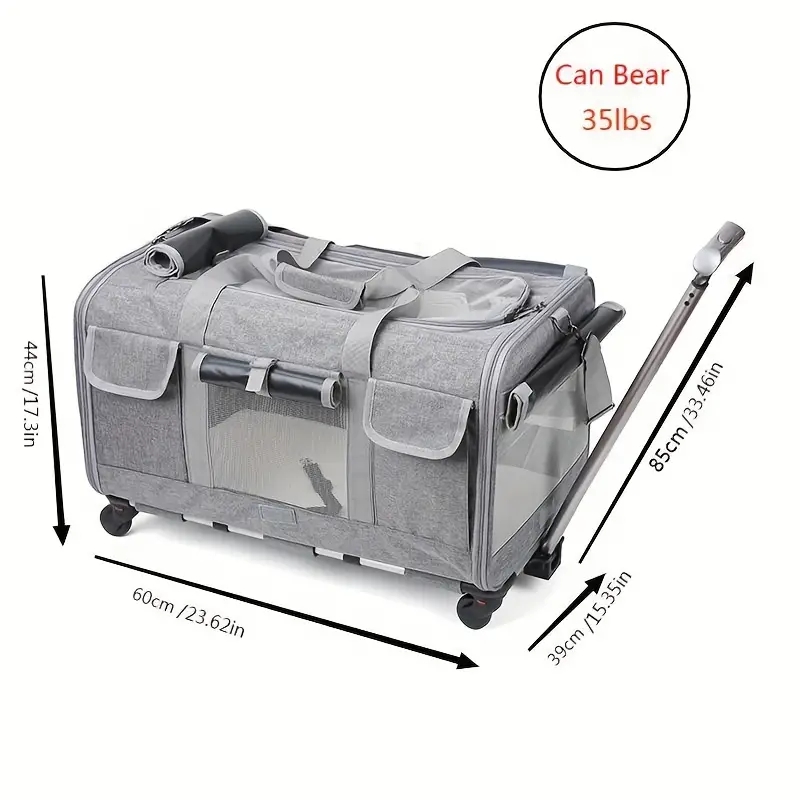 Extra Large Portable Pet Troll - Pet Stroller Carrier review and price