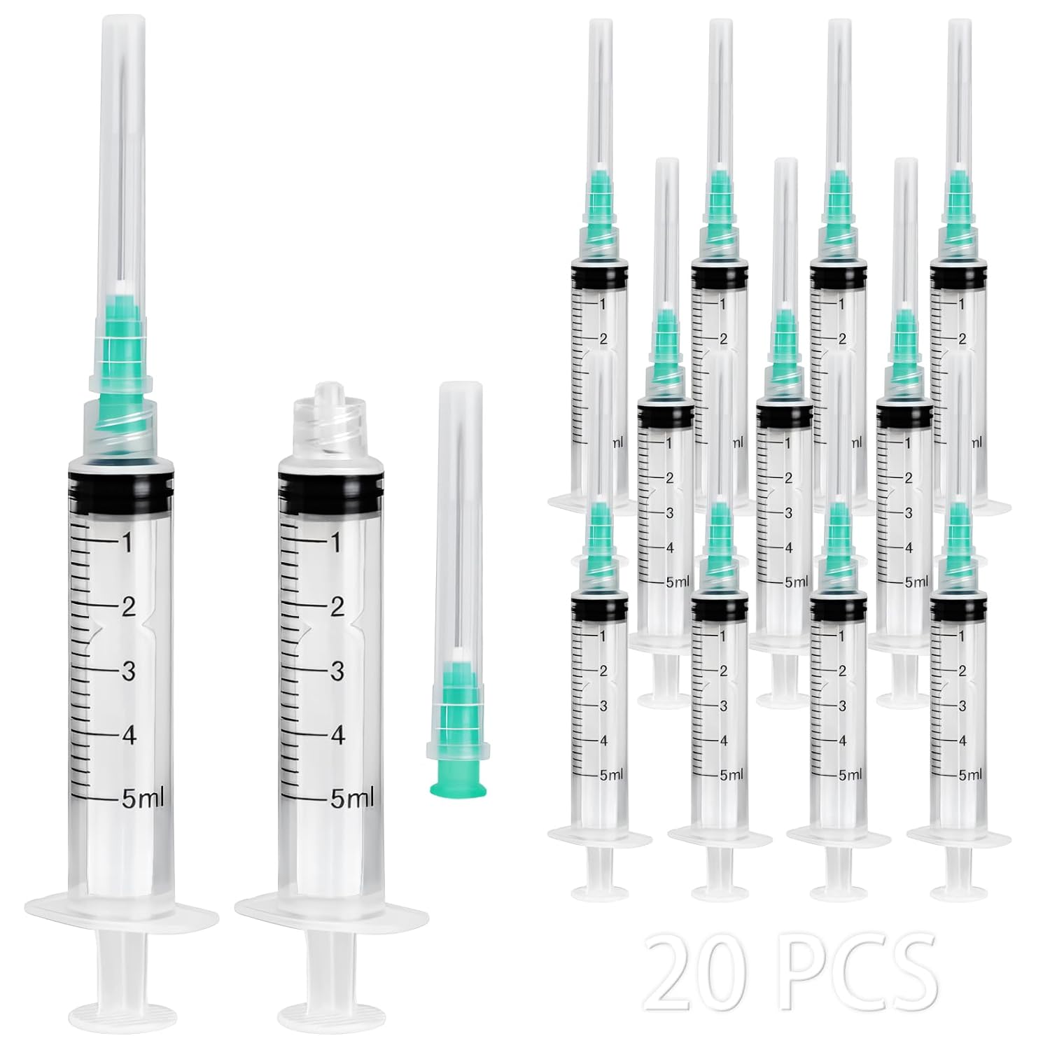 50 Pieces of 5ml Luer-Lock Syr - Pet Supplies Outlet review and price