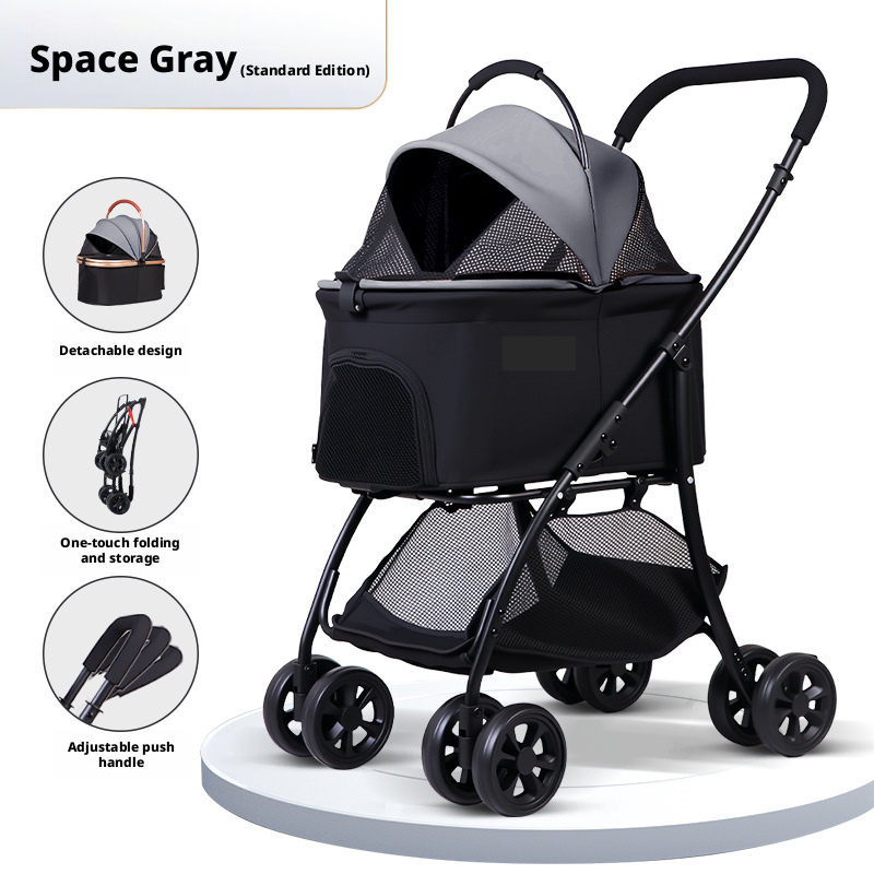 2 in 1 Detachable Pet Stroller - Pet Stroller Carrier review and price