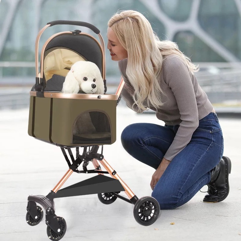 Ultra Light Foldable Pet Troll - Pet Stroller Carrier review and price