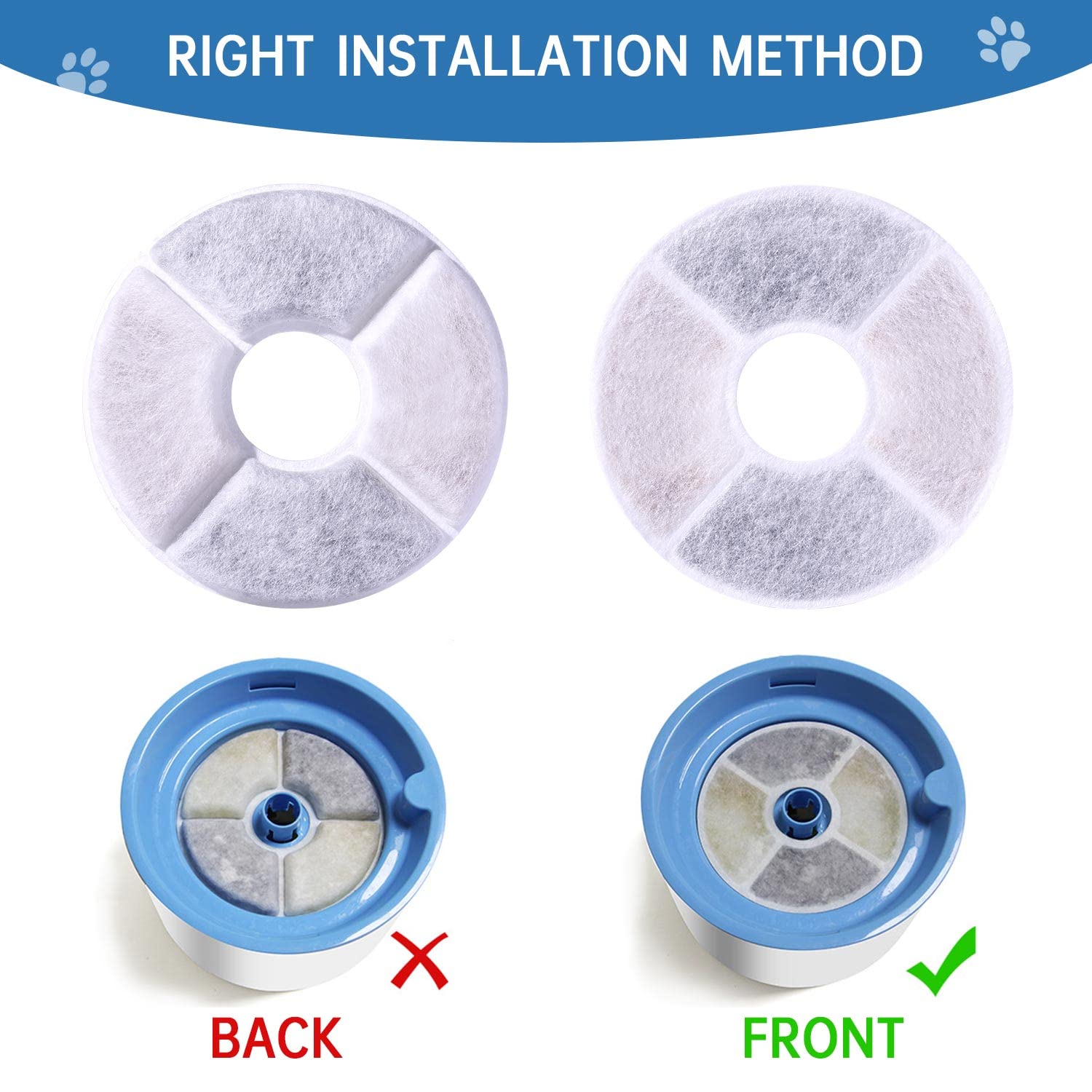 Pet Water Drinking Fountain Fi - Cat Water Fountain Filter review and price