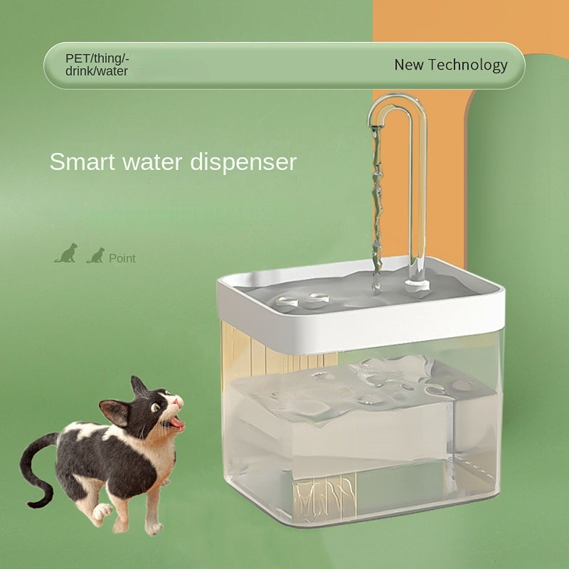 1.5L Full Transparent USB Pet  - Cat Water Fountain Filter review and price