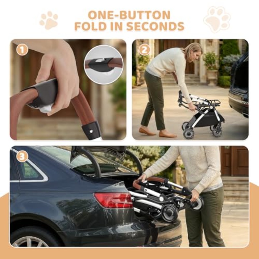 Magshion Dog Stroller with Det - Pet Stroller Carrier review and price